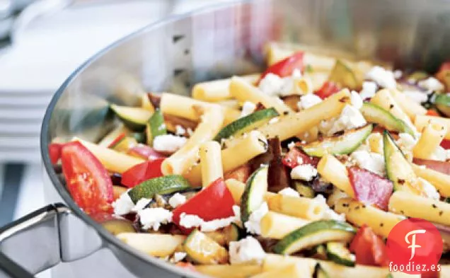 Ziti de Verduras Asadas y Queso Feta