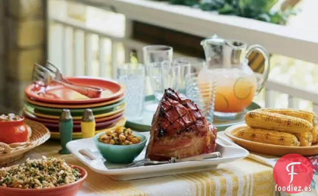 Jamón al Horno con Glaseado de Guayaba