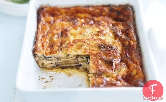 Horno De Ricotta De Berenjena Y Parmesano