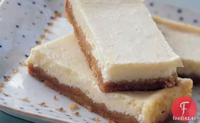 Barras de Queso y Limón Crujientes de Mantequilla