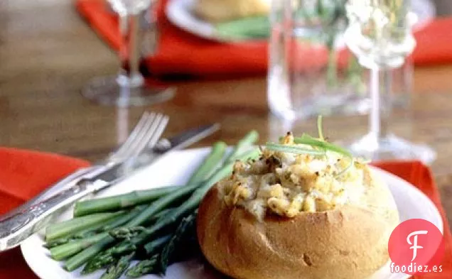 Bolitas de Cangrejo Endiabladas con Beurre Blanc