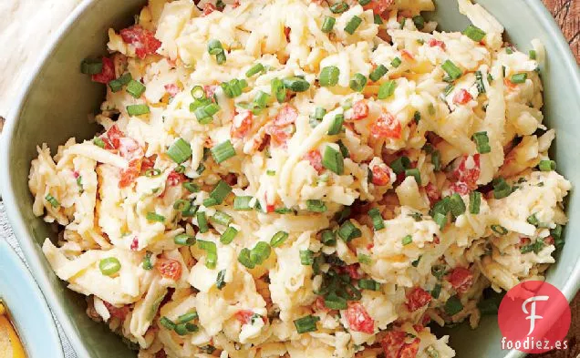 Queso Cheddar Blanco-Cebollino
