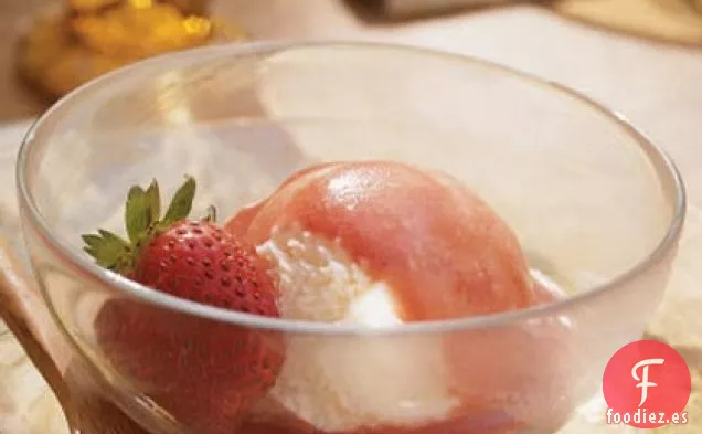 Salsa de Fresa y Menta