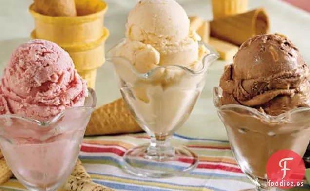 Helado de Chocolate y Almendras sin Cocinar