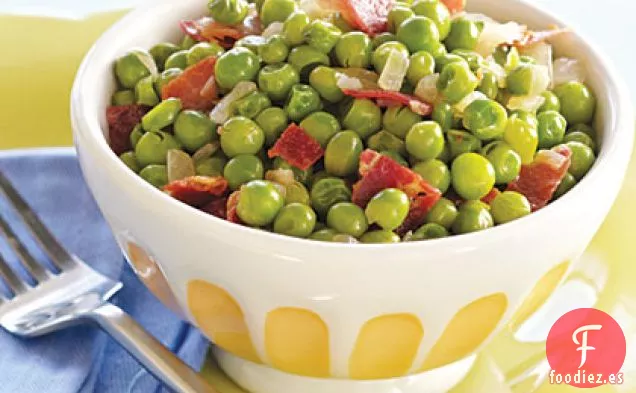 Guisantes de Primavera con Panceta