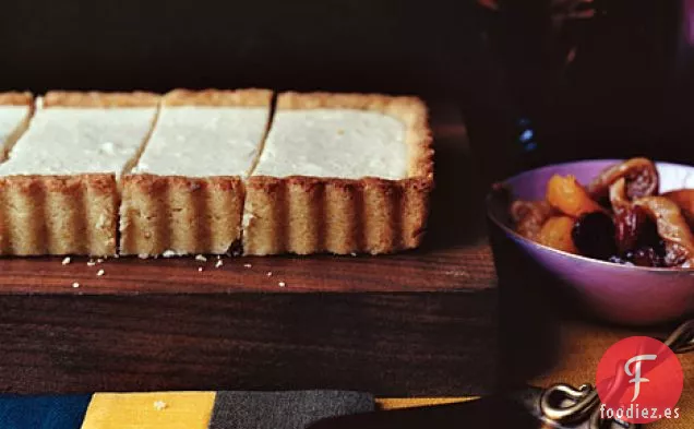 Tarta de Ricota con Compota de Frutos Secos