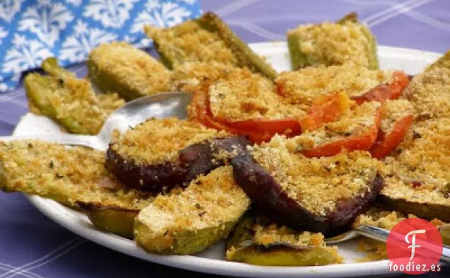 Verduras Al Horno Con Migas De Pan