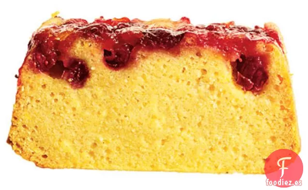 Pan de Harina de Maíz de Arándano Rojo y Kumquat