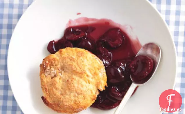 Pastel de Cereza y Lima con Galletas de Crema Fresca de Vainilla