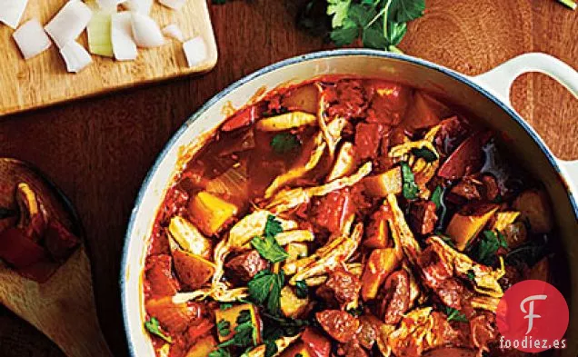 Estofado de Pollo y Chorizo