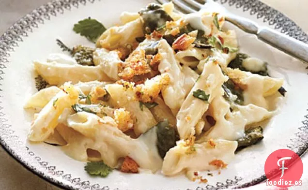 Macarrones Poblanos con Queso