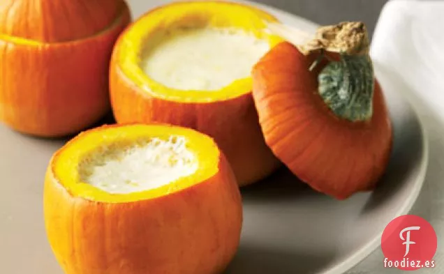 Calabazas para Bebés con Crema de Ajo