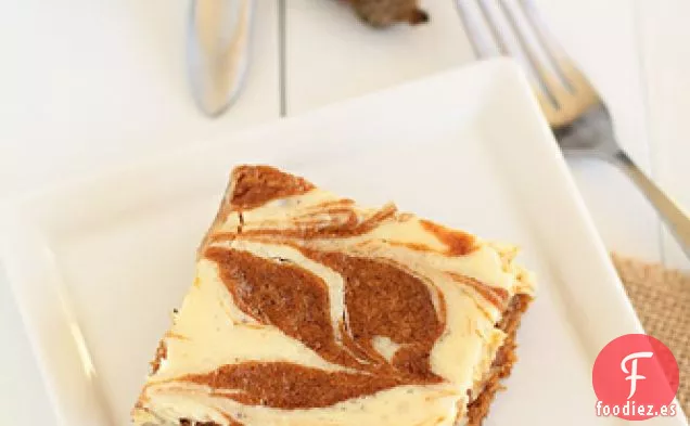 Pastel De Calabaza Con Remolino De Queso Crema