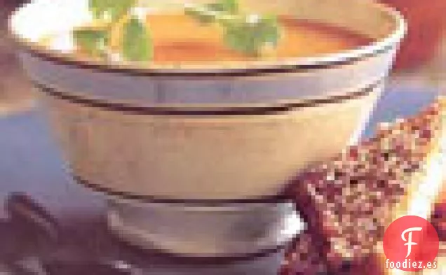 Sopa de Calabaza Caliente y Agria