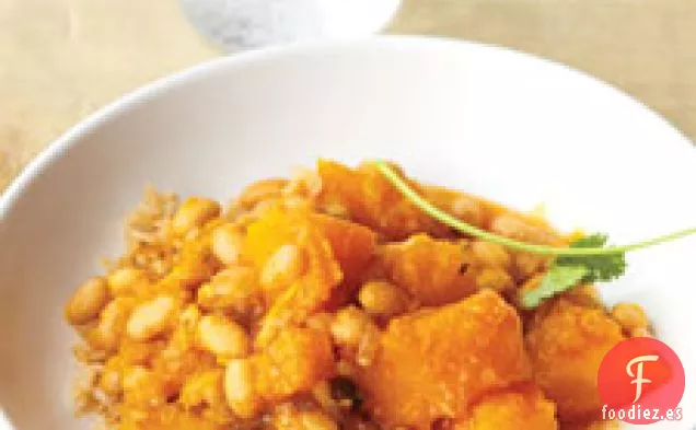 Calabaza Con Frijoles Blancos