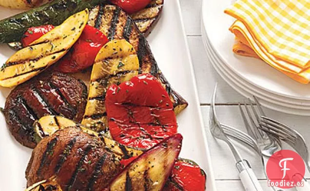 Verduras a la Parrilla con Hierbas Cítricas
