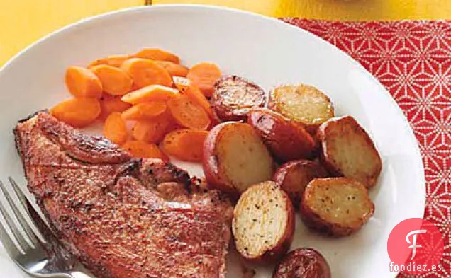 Filete de Jamón con Salsa de Chipotle y Mostaza