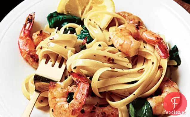 Pasta Florentina de Camarones