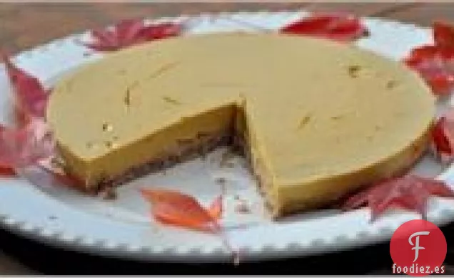 Tarta de queso de calabaza