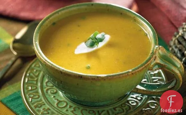 Sopa Cremosa de Calabaza del Suroeste