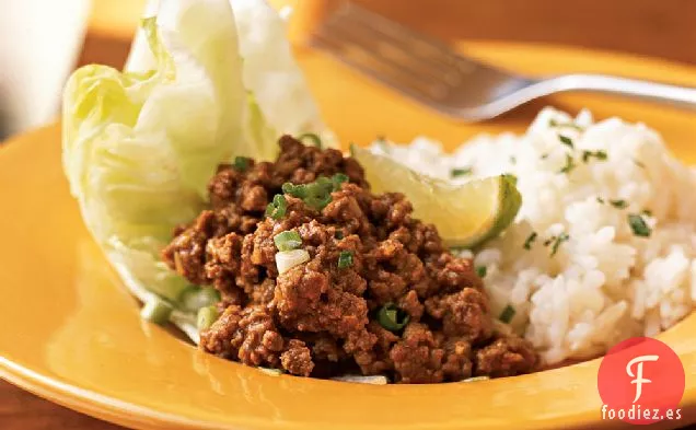 Carne Molida al Estilo Tailandés