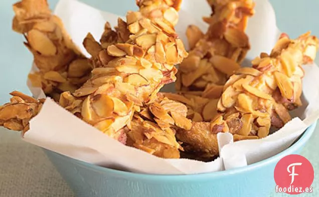 Pollo con costra de Almendras