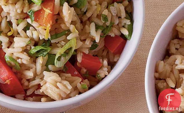 Tabulé de Arroz Dulce de Té