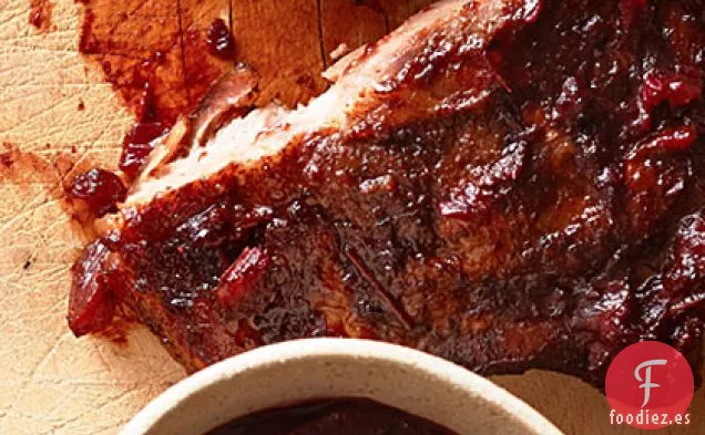 Salsa BBQ de arándanos