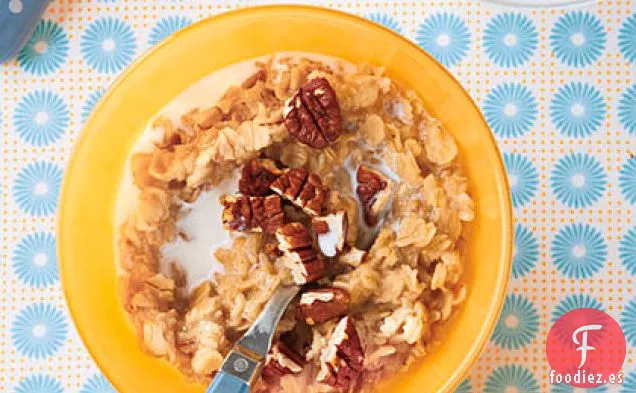 Avena con Sidra de Manzana y Nueces Pecanas