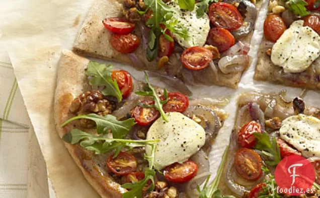 Pizza de Rúcula y Queso de Cabra