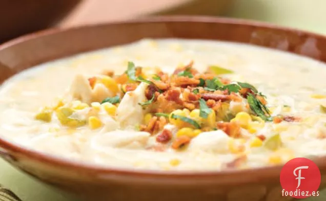 Sopa de Maíz y Cangrejo