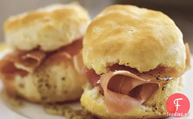 Mini Galletas de Jamón de Campo