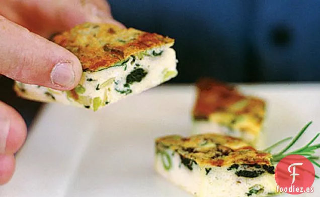 Frittata de Espinacas y Puerros