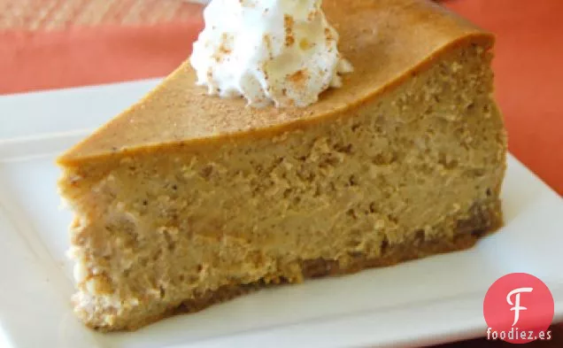 Tarta De Queso De Calabaza Con Pan De Jengibre