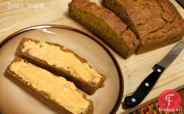 Pan de Calabaza, Plátano y Nueces