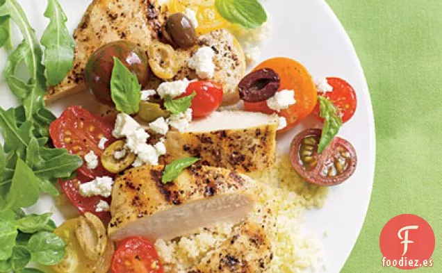 Pechugas de Pollo con Tomates y Aceitunas