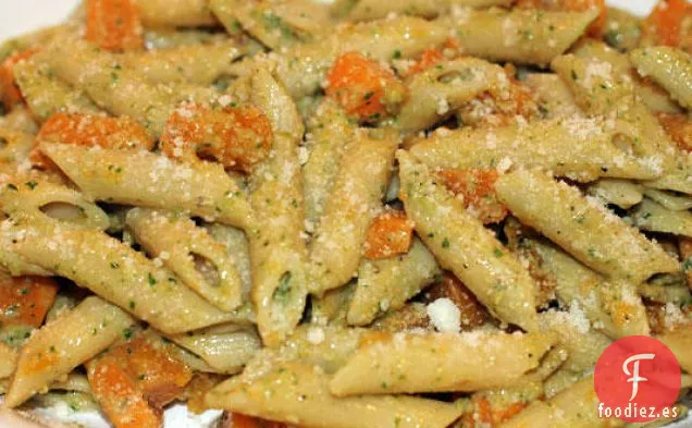 Penne De Calabaza Asada Con Pesto De Otoño