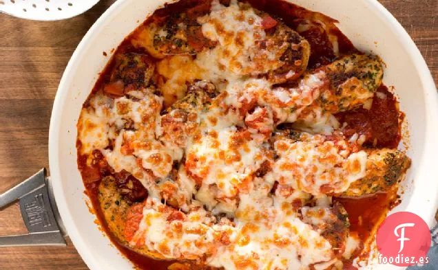 Pollo a la Parmesano con Hierbas