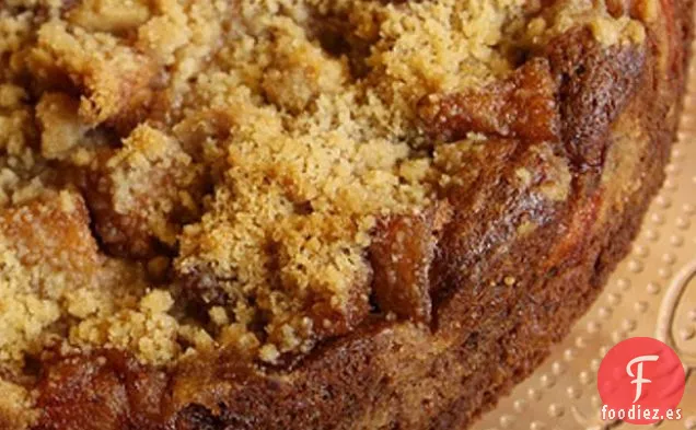 Pastel de Calabaza cubierto con Streusel de Manzana