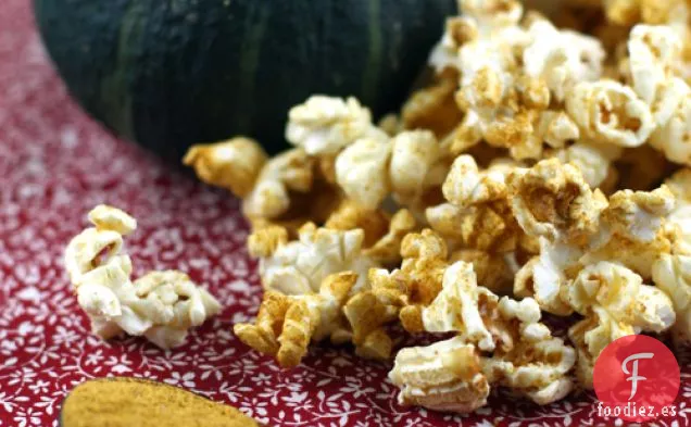 Palomitas de maíz con especias de calabaza y Kabocha