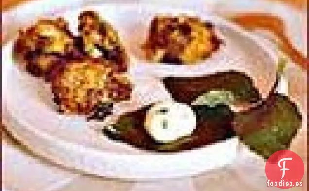 Pasteles de Bacalao Salado con Mayonesa a Base de Hierbas
