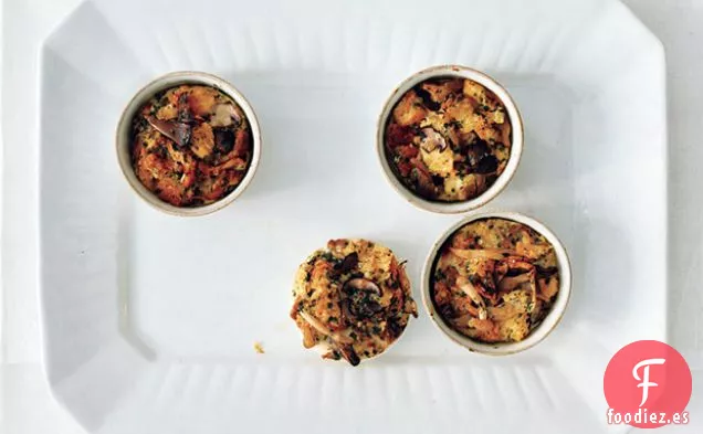 Budín de Pan de Setas Silvestres