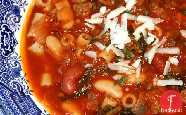 Sopa de Pasta y Fagioli