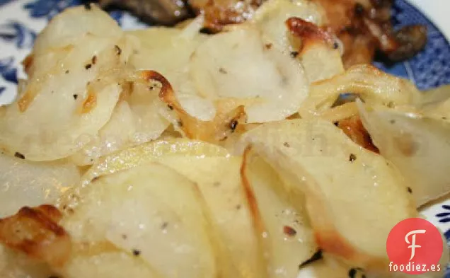 Cazuela de Patatas Festoneadas