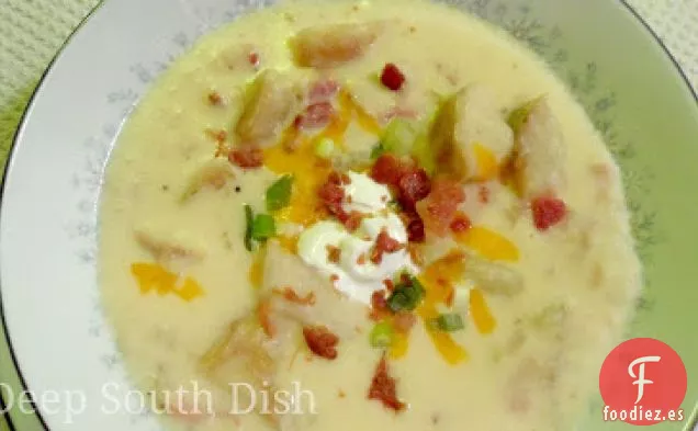 Sopa de Patata Al Horno Cargada