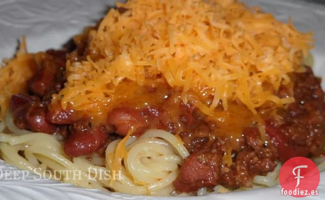 Espaguetis con Chile