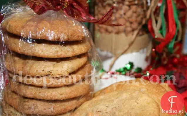 Mezcla de Galletas de Nuez de Caramelo en un frasco