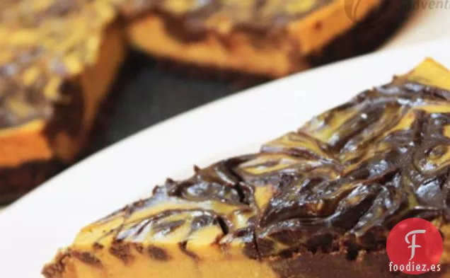 Tarta de chocolate y calabaza