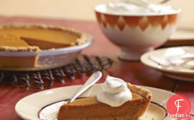 Pastel de Calabaza Fácil Con Corteza de Pan Corto A Presión