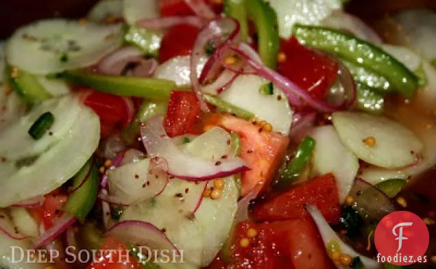 Ensalada de Verano con Fuego y Hielo